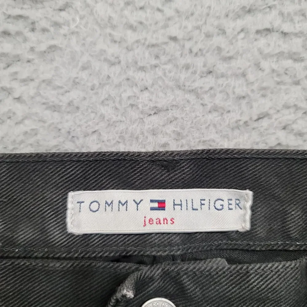Tommy Hilfiger Jeans Womens 14 Black Boyfriend Vintage Baggy‎ 90s Y2k Streetwear